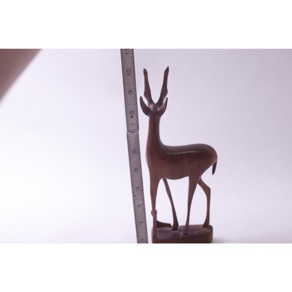 Gazelle, Mother and Baby, Sculpture, Wooden, Contemporary, Art, ~ 250809-WH 439 - Picture 4 of 4